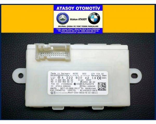 MERCEDES W222 KEYLESS GO BEYNİ 2229004213 2229005412 2229007111 2229003308 2229008103 2229002403 A2229004213 A2229005412 A2229007111 A2229003308 A2229008103 A2229002403